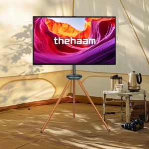 이젤형 TV 스탠드 거치대 109cm(43인치) 139cm(55인치) 이젤 다리 캠핑용