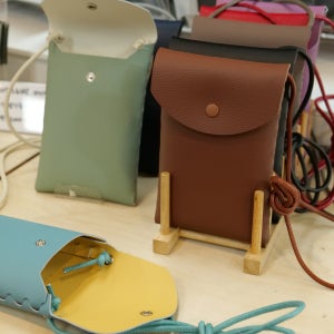 수업용 가죽 공예 키트 바느질없는 크로스백