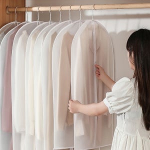 옷커버 의류커버 패딩 코트 보관 세탁소비닐 60x140cm, 5개