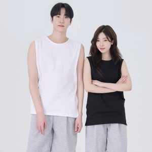 민소매나시 슬리브리스 남자 오버핏 여름 나시