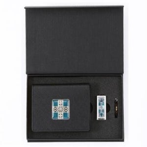 창살문그린자개 소가죽명함지갑과 가띠자개USB 8g B 사은품 판촉물