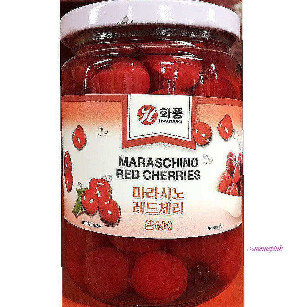 화풍 무꼭지 마 380g 적체리 체리통조림 절임체리 X6 절임체리마zab485