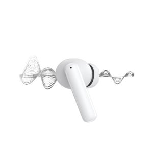 QCY T13 무선이어폰 노이즈캔슬링 블루투스 ANC장착 고용량배터리 화이트 공식 표준