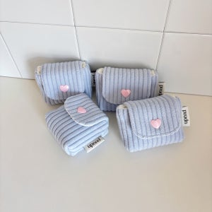 CORDUROY MINI POUCH (sora) 에어팟 파우치