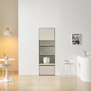 데코로쏘 550 틈새 홈카페장 오브제타입 1860 깊이 일반형 오픈슬라이드