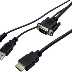 VisionTek VGA to HDMI 액티브 어댑터 오디오포함 노트북 프로젝터 범용