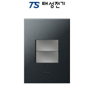 태성전기 르그랑 아테오 정사각3로 2구 스위치 그라파이트