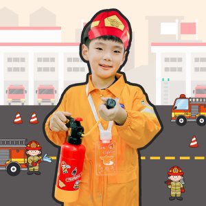 오늘놀이 우리동네 소방관 놀이 소화기 물총 신분증 역할놀이 KC안전제품
