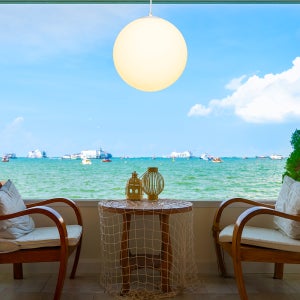 아크릴볼 공 펜던트 400파이 LED 플리커프리 원형 레일 식탁 카페 매장 인테리어 달조명