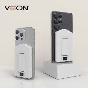 베온 울트라슬림 맥세이프 고속 무선충전 거치대일체형 보조배터리 5000mAh 갤럭시 호환