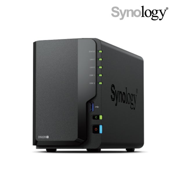 시놀로지 나스 DS225+ NAS 2BAY [DSM 초기설정 원격지원 레이드설정서비스]
