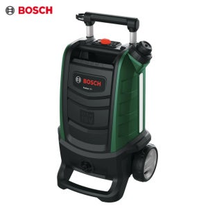 보쉬 18V 충전 고압 세차 자동차 물청소 세척기 Fontus 20bar, 그린