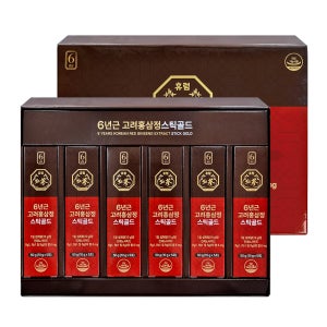 휴럼 6년근 고려홍삼정 스틱골드 10gx30포 1박스 명절선물세트 부모님선물