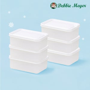 데비박스 스노우화이트 냉동밥 보관용기 소분용기 300ml 6P