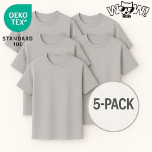 와우코지 5장 30수 3XL 4XL 빅사이즈 남자 여자 큰 반팔티 면티 검정 흰색 회색