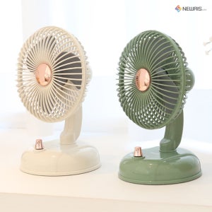 뉴리스 1+1 탁상용선풍기 무선선풍기 캠핑 사무실 책상 소형 무소음 BLDC 미니