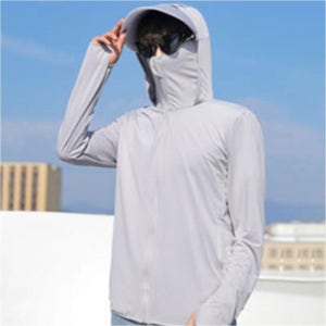 쿨링 메쉬 후드점퍼 자외선차단 냉감 바람막이자켓 남녀공용 등산조깅용