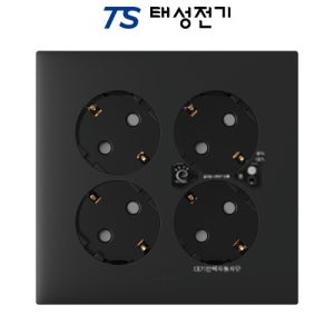 태성전기 르그랑 아펠라 블랙 대기전력4구 콘센트
