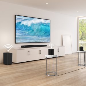 더함 360W 사운드바 돌비애트모스 홈시어터 TV 블루투스 스피커 5.1.2채널