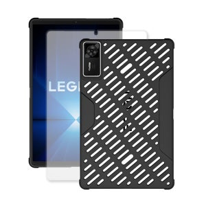 레노버Y700 케이스 TPU 강화유리 세트 블랙, Y700 4세대