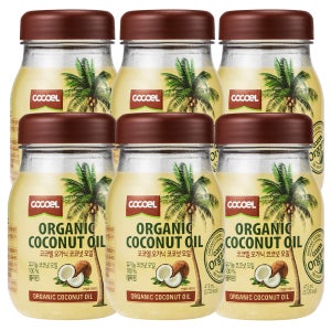 코코엘 유기농 무향 코코넛오일 415ml 6병 쿠킹 요리용