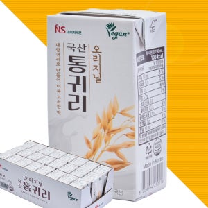 네이처세븐 국산 통귀리 오리지널 대양 귀리 오트밀 식물성 비건 건강 음료수 두유
