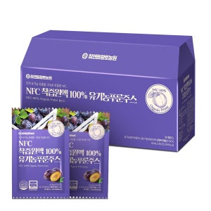 NFC 유기농 푸룬 푸른 주스 쥬스 푸룬즙 프룬주스 착즙 원액 100% 변비쥬스 30포