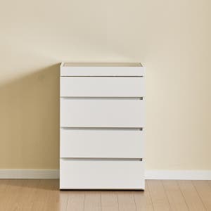 로쏘 비아레 E0 드레스룸 아일랜드 서랍장 550x418x803mm, 4단, 화이트