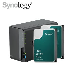 시놀로지 나스 DS225+ NAS 2베이 8TB (HAT3300-4TBx2) 하드포함 레이드구성 지원