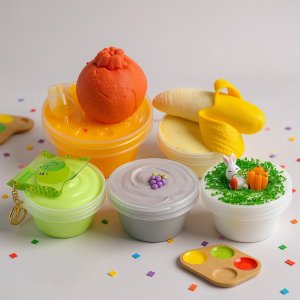 [쪼물랜드슬라임] 안전한 수제 슬라임 랜덤박스 5종 세트