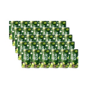 웅진 초록매실 180ml 30개입 1박스 매실음료 매실차 캔음료