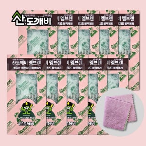 산도깨비 멤브렌 차량용 방향제 피톤치드 블랙체리향, 6g, 10개