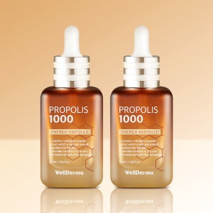웰더마 프로폴리스 1000 에너지 앰플 50ml, 2개 (+프로폴리스 마스크 2매 증정)