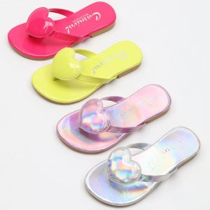 꾸미 쁘띠 유아동 카니발뉴하트 아동쪼리 여아슬리퍼 샌들