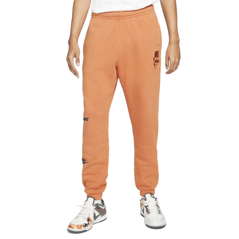 나이키 스포츠웨어 에센셜 BB 퓨추라 플리스 팬츠 오렌지 주황 DM6872-808
