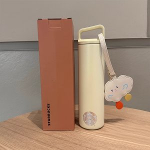 중국 스타벅스 24여름MD 레인시리즈 미르 보온 텀블러 591ml