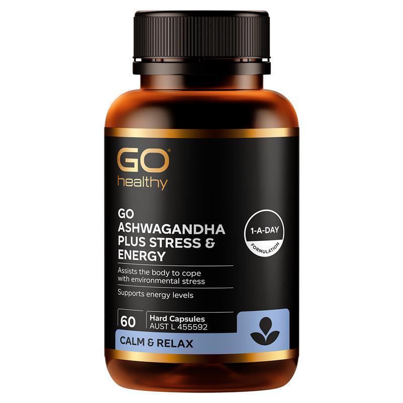<b>고헬씨</b> <b>Go healthy</b> 아슈와간다 플러스 스트레스 &amp; <b>에너지</b> 60하드캡슐