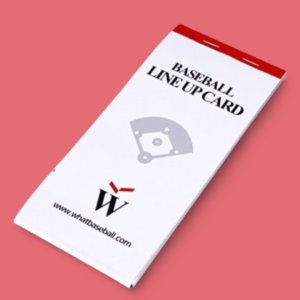 야구 기록지 경기 스코어 키퍼 오더지 라인업