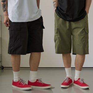 1+1 남자버뮤다팬츠 벌룬팬츠 여름7부바지 와이드반바지