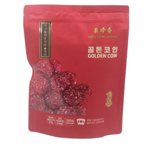 비첸향골드코인 싱가폴전통직화육포 260g