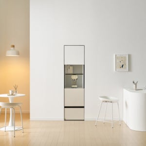 데코로쏘 400 틈새 홈카페장 오브제타입 1860 깊이 일반형 깊은서랍내부슬라이드