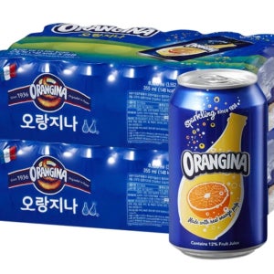 오랑지나 오렌지 탄산음료 스파클링 캔 355ml x 24개 코스트코 과즙음료