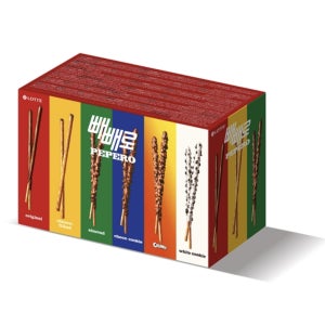 빼빼로 선물 기획 세트 아몬드 화이트 쿠키 크런키 6종 15개입 644g