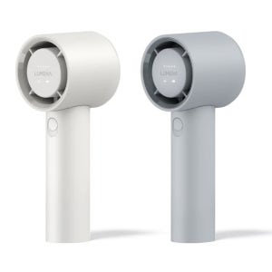 루메나 휴대용 선풍기 무선 화이트 + 블루 2개 세트 아웃도어 선풍기 최대 15시간