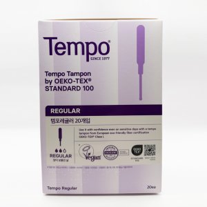 템포 오리지널 순면 탐폰 레귤러 20P 동아제약