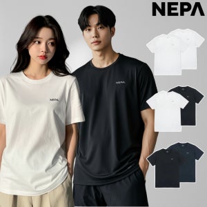 네파 (1+1) 반팔티 냉감 남자 여자 스포츠 기능성 쿨티