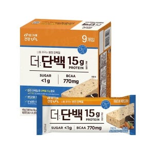 빙그레 더단백 마일드바 아몬드쿠키 50g, 9개입, 6개