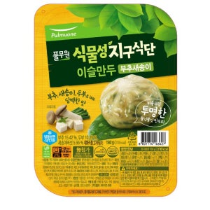 풀무원 식물성 지구식단 이슬만두 부추새송이 180g