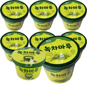 녹차마루 퍼먹는아이스크림 녹차아이스크림 홈 6개 미니 8개