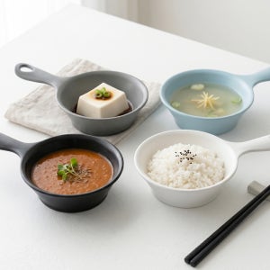 리빙안 손잡이 국접시 먹방 캠핑 피크닉 접시 국그릇 쿠프